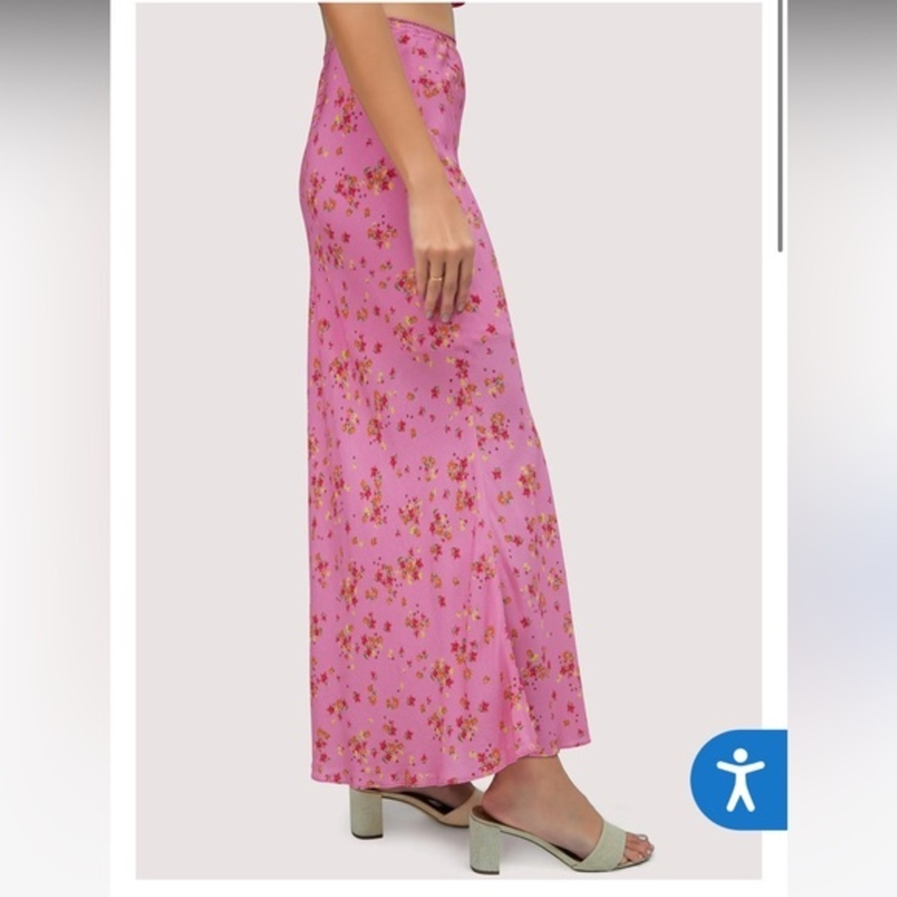 Lost + Wander Vibrant Pink Floral Dress
